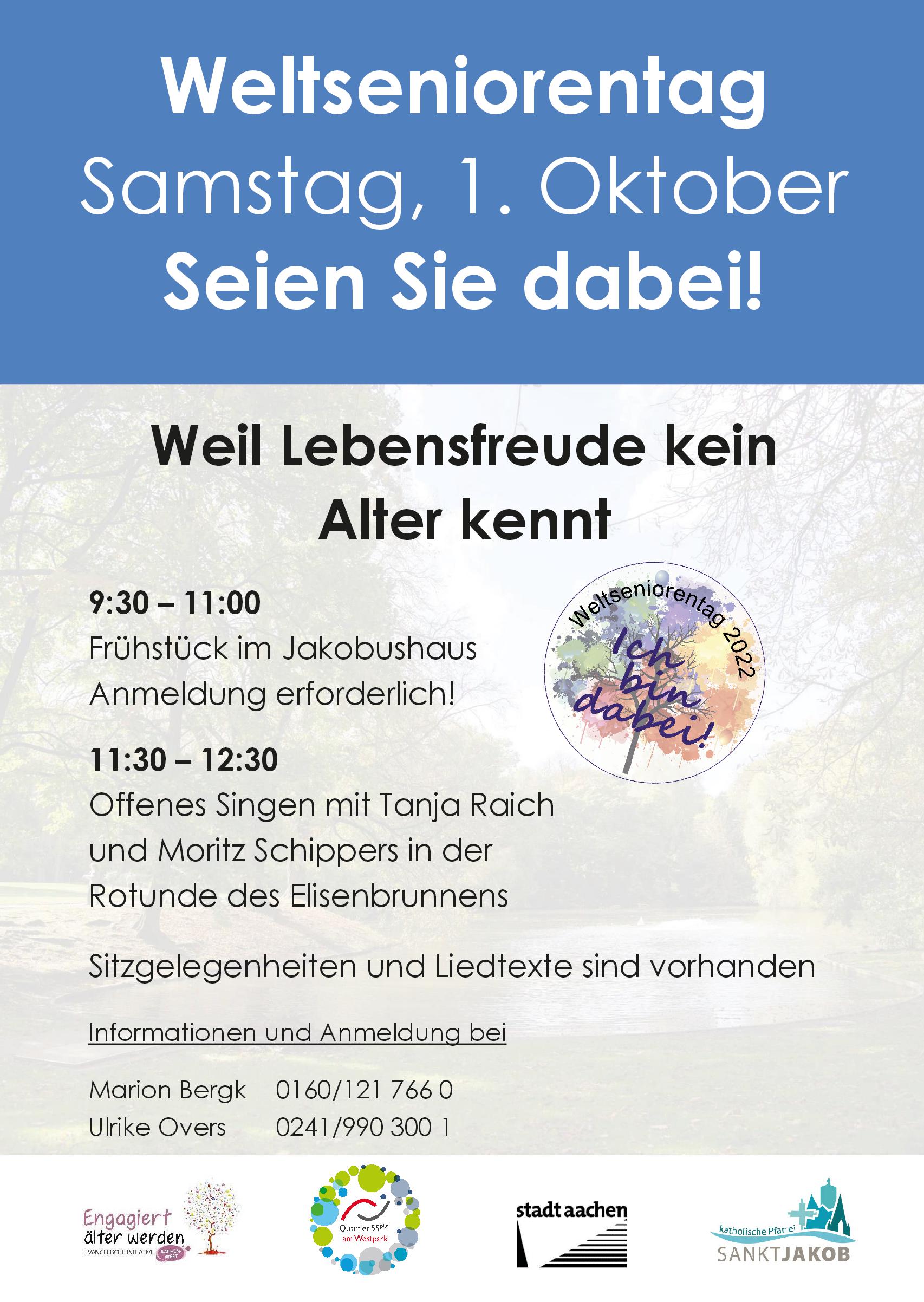Plakat Weltseniorentag