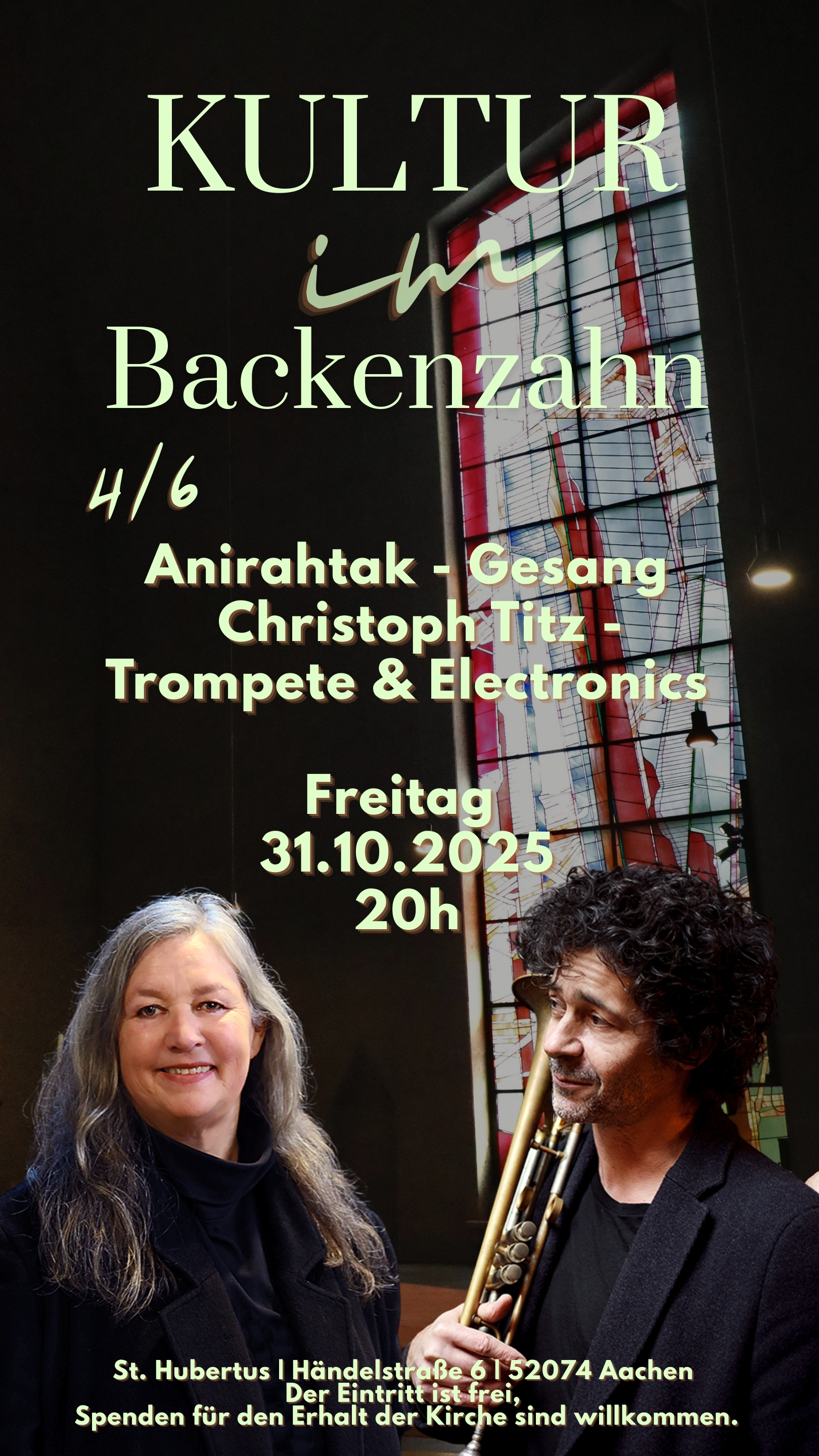Anirahtak (voc) & Christoph Titz (tp, electr.)