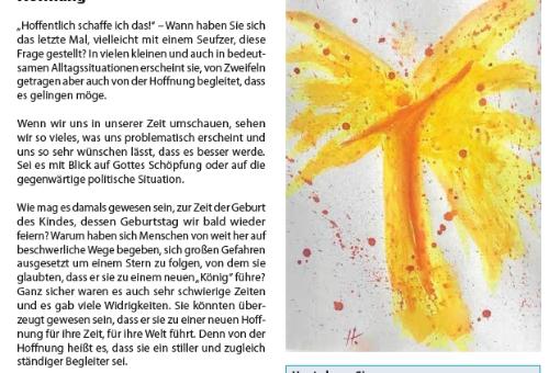 Pfarrbrief Weihnachten 2025