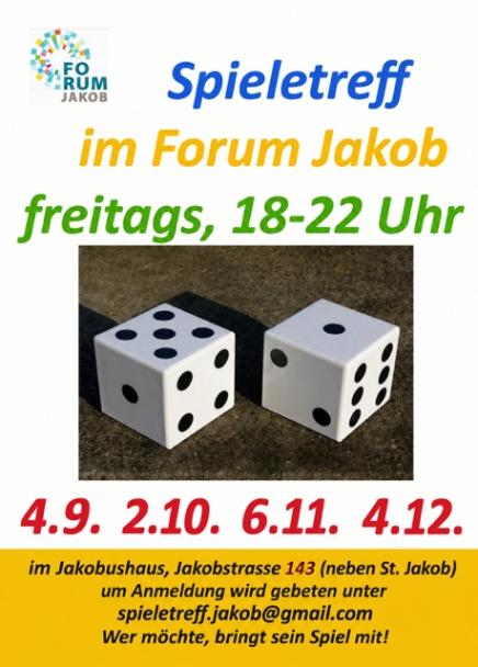 Plakat Spieletreff