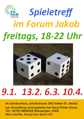 Spieleabend Jan - April 26