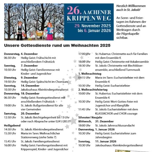 Weihnachtsgottesdienste